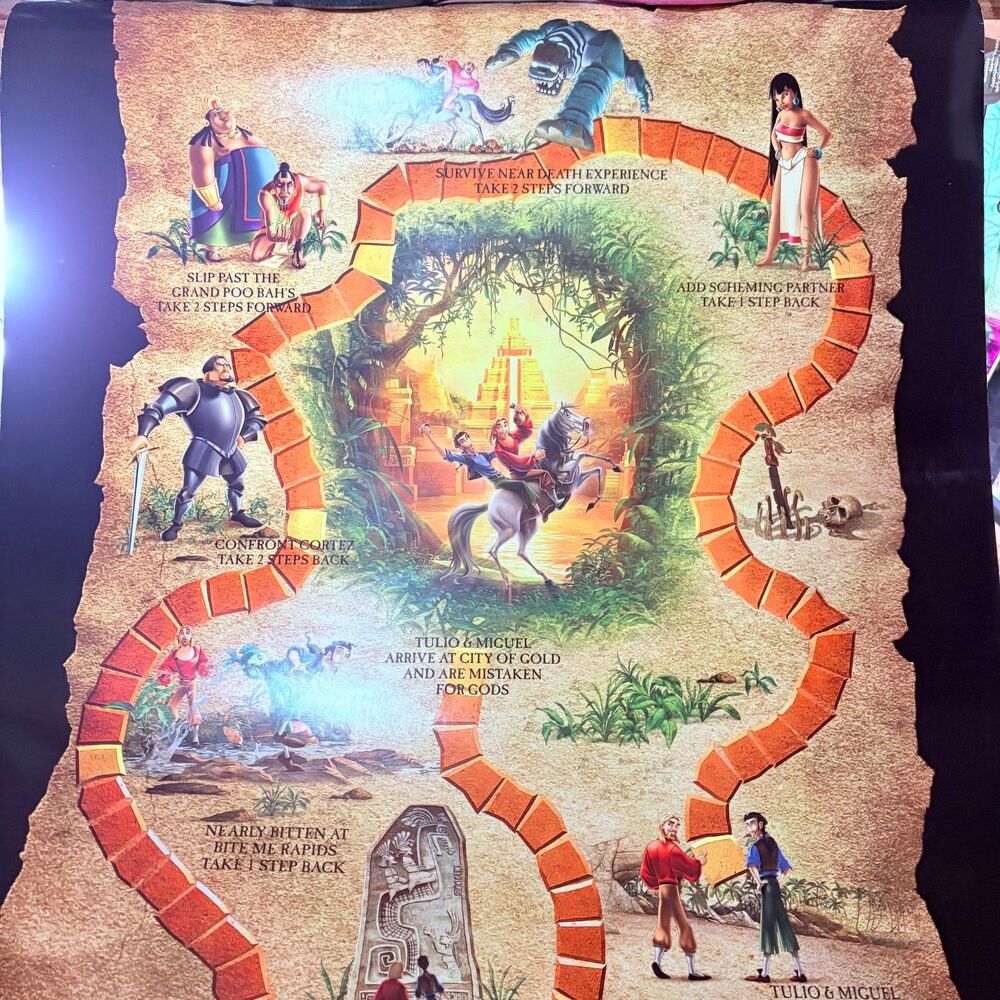Road To El Dorado Rolled Movie Poster Original 2000 Ds Double Sided 27X40